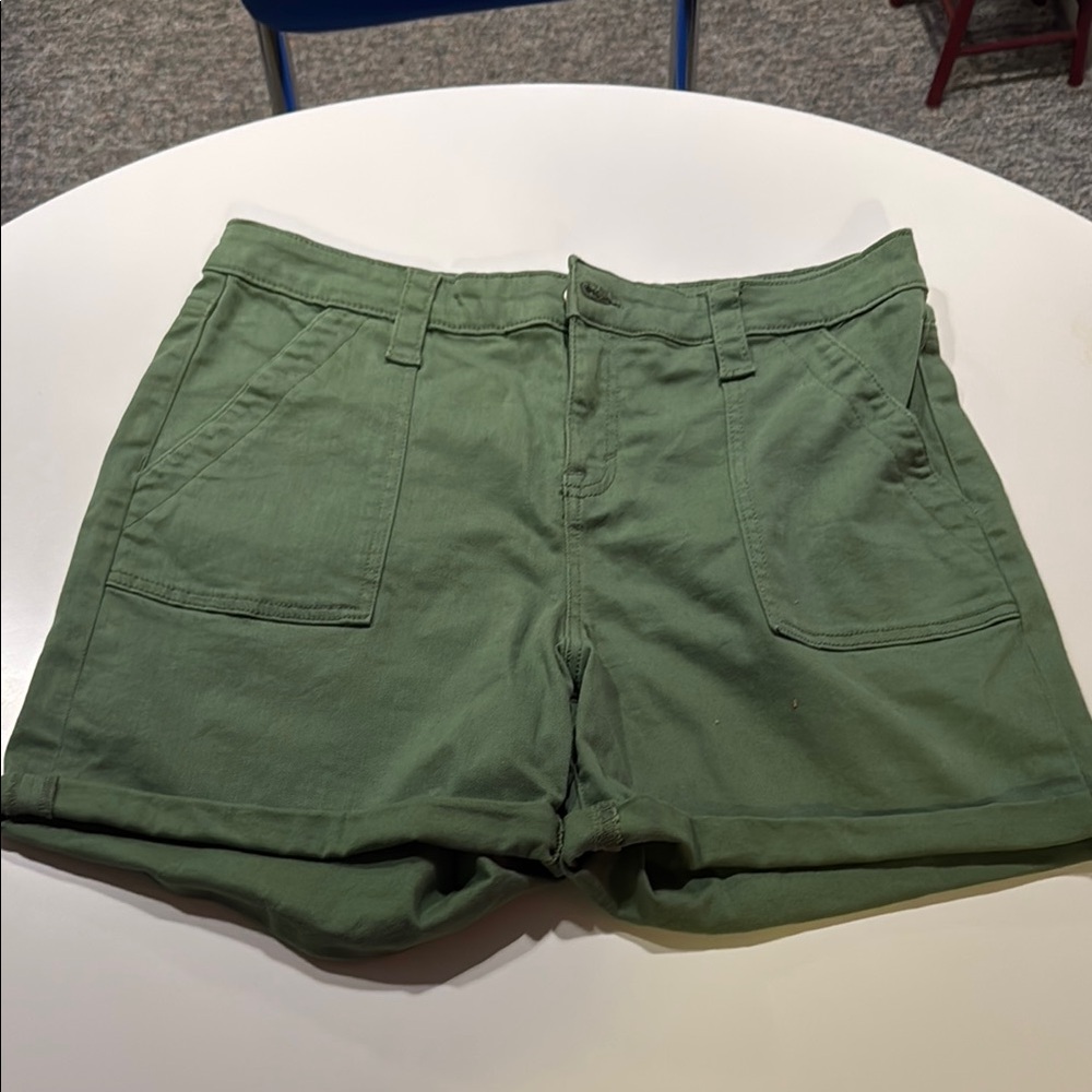 Style & Co Green Cargo Shorts with Sturdy Cotton Blend